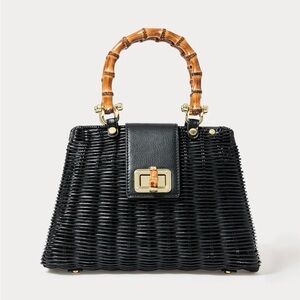 LILLY PULITZER Leena Top Handle Bag in Black